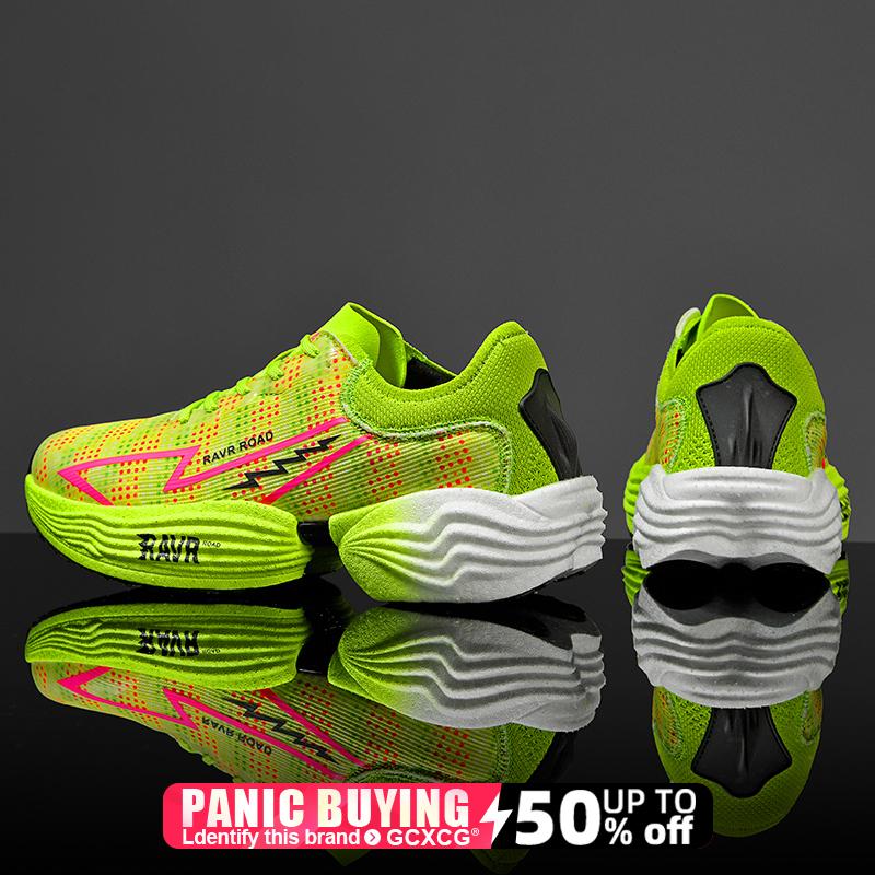 Laufschuhe Carbonplatte Spezialität Marathon Herren Sport Atmungsaktiv Leicht Damen Bequeme Athletische Rutschfeste Sneaker