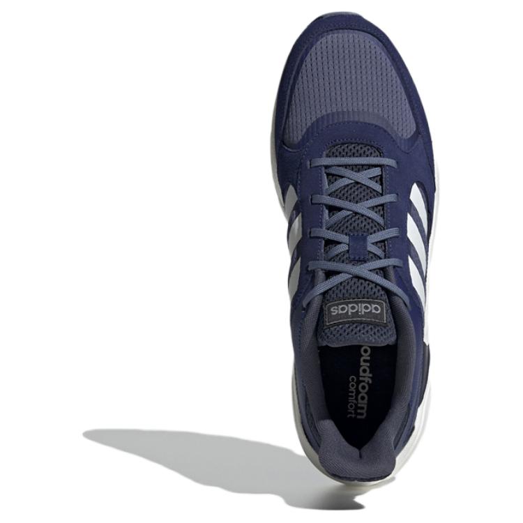 Adidas 90s Valasion Comfortable Versatile Durable Low-Top Running Shoes Men Sneakers Dark-Blue EE9901