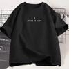 Jesus Is King Christian T Shirt Men Women Christian Merch Jesus Summer Fashion T-Shirt Faith Short Sleeve Round Neck Graphic Tee