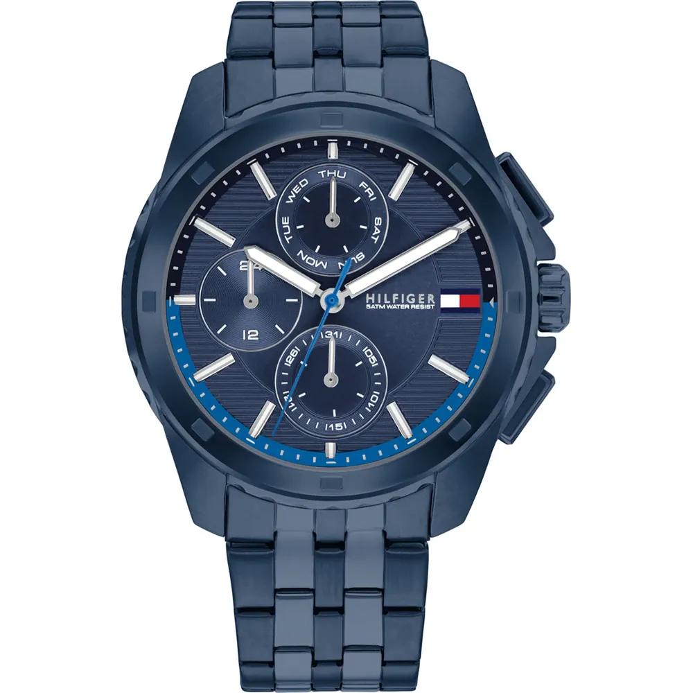 Tommy Hilfiger Walker Blue Stainless Steel Bracelet Men s Quartz Watch 1710622 синий
