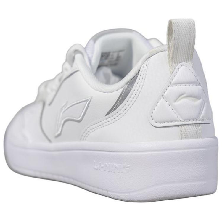 New LiNing Sports Life Collection Anti Slip Wear Resistant Low Top Skateboard Shoes Women's White AGCU544-9