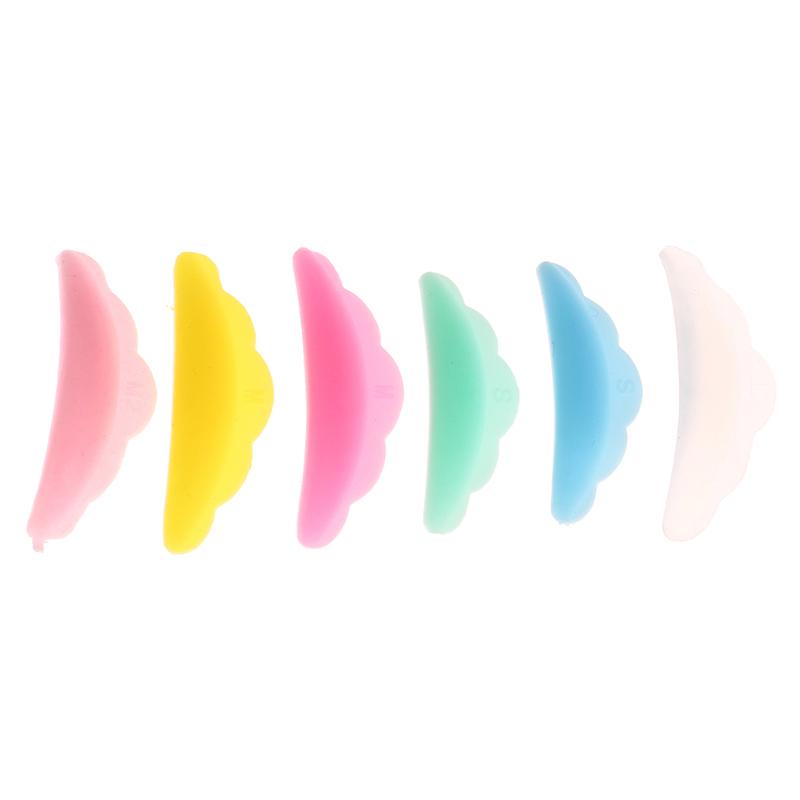 5 Pair Lash Lift Lifting Curlers Curl Silicone Shields Pads Multicolor Reusable