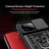 KEYSION Shockproof Armor Case for Realme GT 7 Pro Slide Camera Lens Protection Ring Stand Phone Cover for OPPO Realme GT 7 7T 5G