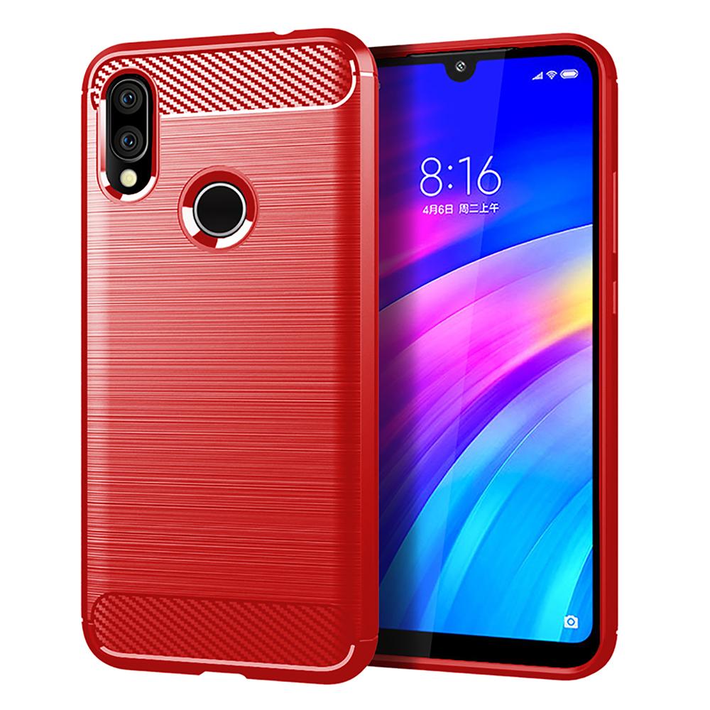 Carbon Fiber Case For Xiaomi Redmi 5 Plus 5A 6 6A 7 7A 8 8A Redmi Note 4X 5 6 Pro S2 Soft Silicone Shockproof Phone Back Cover