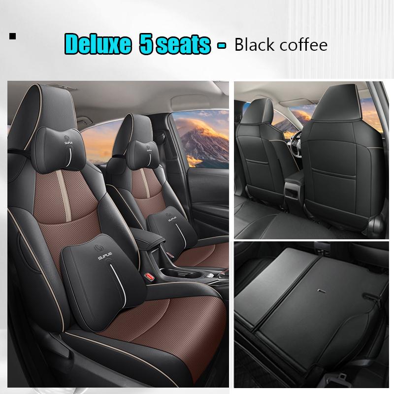 Car Special Seat Covers For Toyota Corolla Cross SUV  2025-2025 Leather Waterproof Automotive protective Cushion Accessories