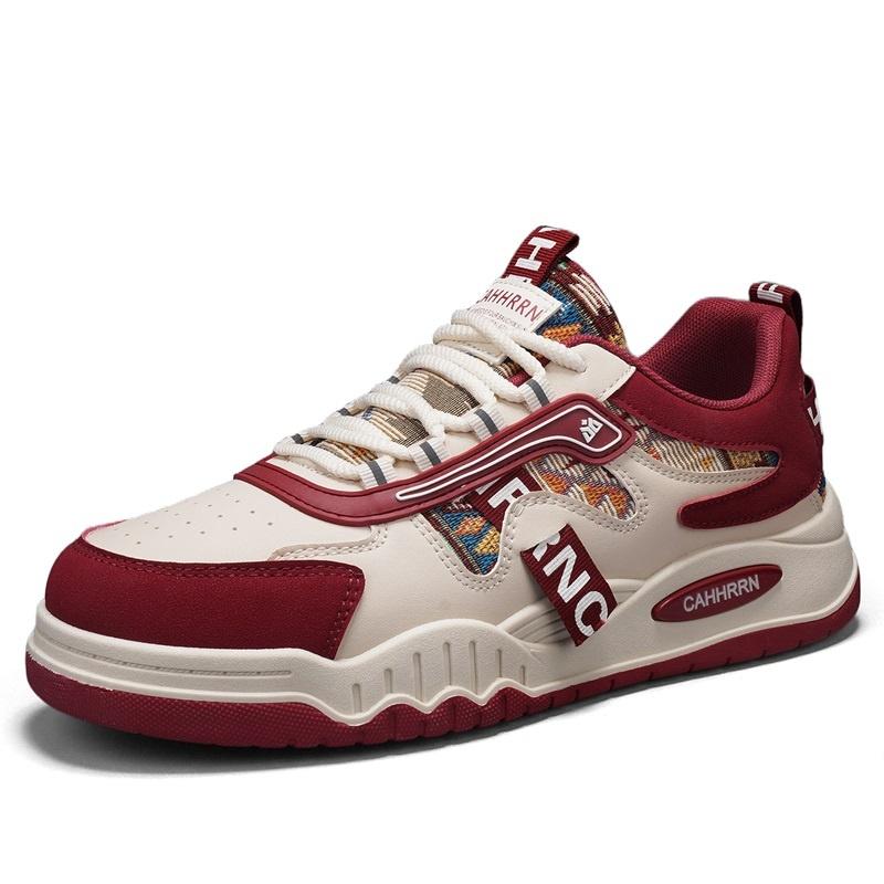Men Large Size Low Top Skate Sneakers Color Block Casual Driving Walking Campus Commuting Travel Shoes Daily Daily Daily 39