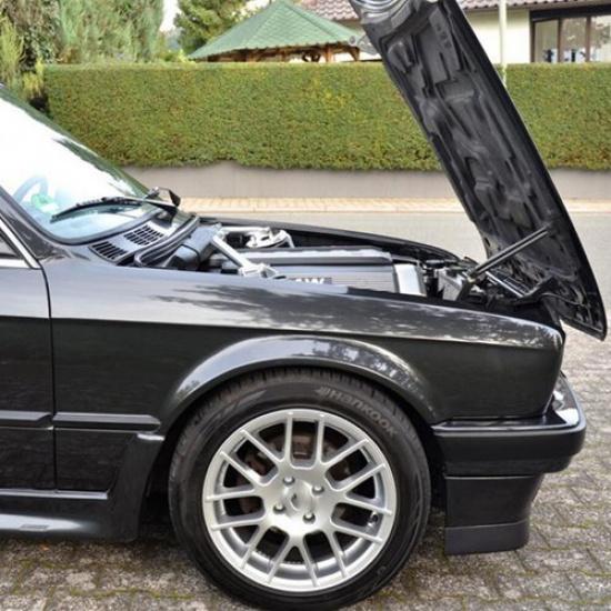 Front Hoods Bonnet Gas Struts Lift Supports Spring For BMW E30 Base Sedan 2PCS