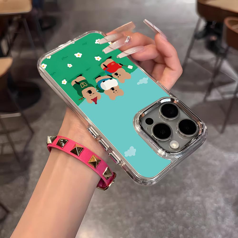 Cute Peanut Quokkas Phone Case For IPhone 17 Air 16 15 14 13 12 11 Pro Pro Max Plus Transparent Soft Cover