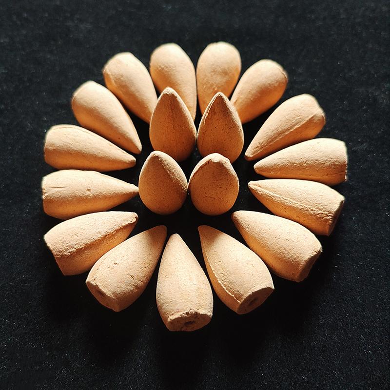 

FY 20 шт./пакет 2,7 см натуральный конус ароматизатор рефлюкс башня благовония для горелки с обратным потоком йога медитация ароматерапия домашний аромат 20Pcs Sandalwood