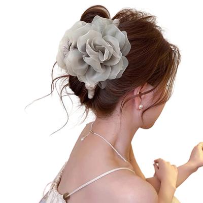 Květinová spona do vlasů pro ženy Sponka Odolná proti sklouznutí Doplněk do vlasů Elegantní design Styling
