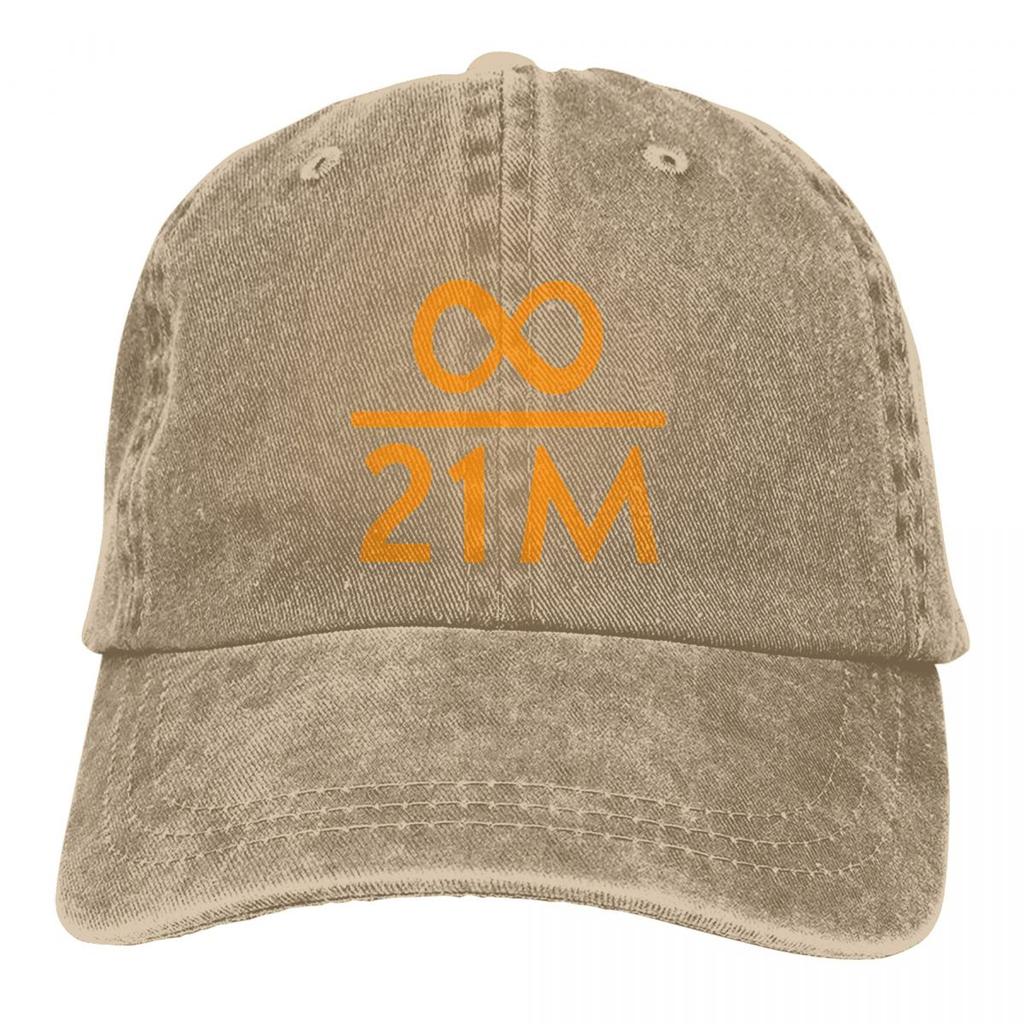 Infinity Divided By 21 Million Bitcoin Baseball Cap Bitcon Vintage Dad Hats Unisex Outdoor Adjustable Fit Hats Cap