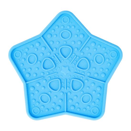 Pet Slow Food Mat with Suction Cups Star Shape Pet Food Tray