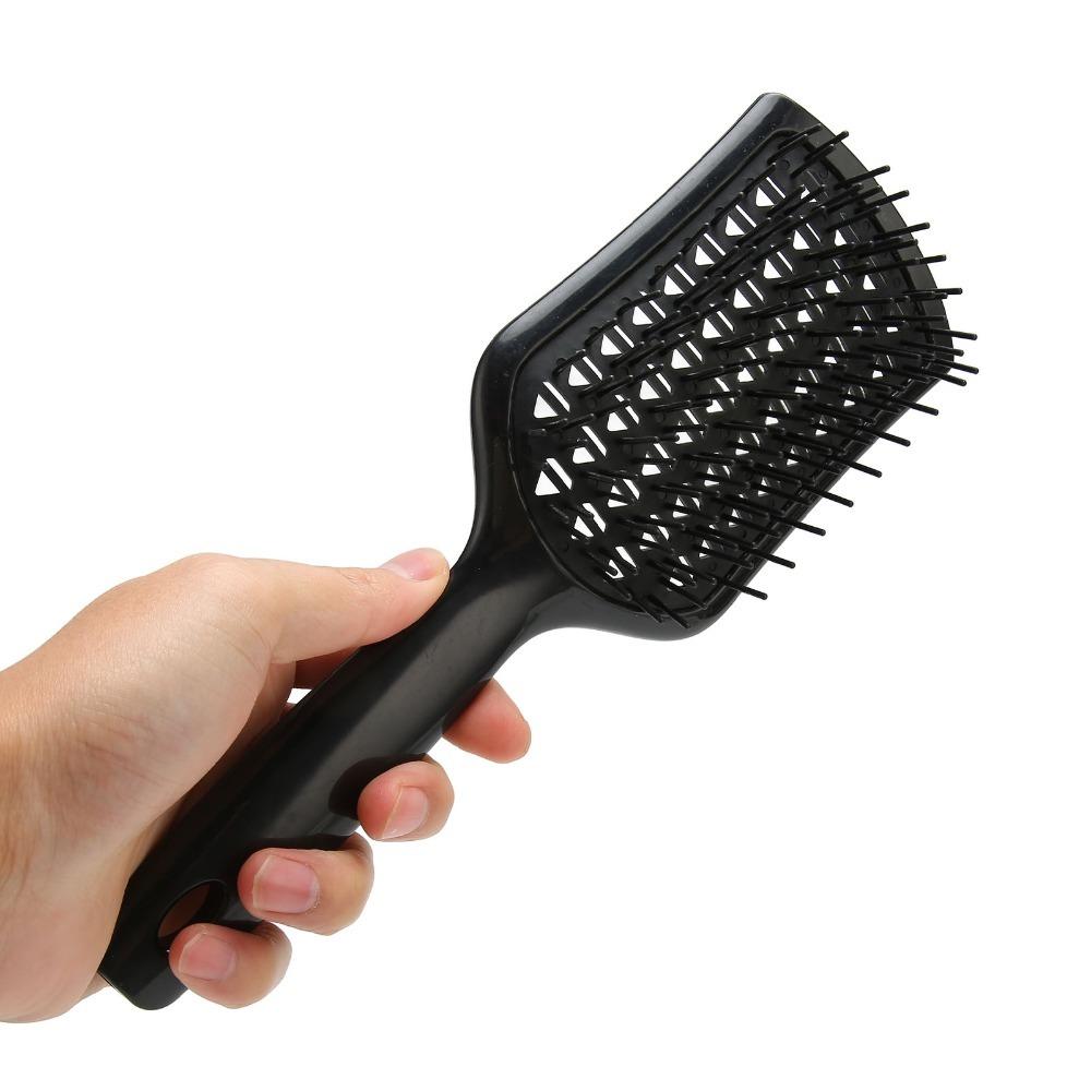 Breathable Construction Paddle Detangling Brush Ventilated Hairbrush Curly Hair Styling