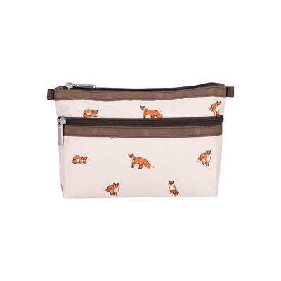 Lesportsac Dashing Fox Cosmetic Clutch [7105.Hd49]