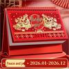 2026 Chinese Red Horse Year Festive Calendar: Hollowed-Out Design, Corporate Gift
