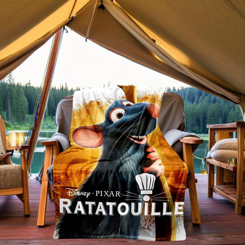 1pc, Disney Ratatouille Blanket Seasonal Gift for Friend, Living Room, Travel, Camping, Car Blankets