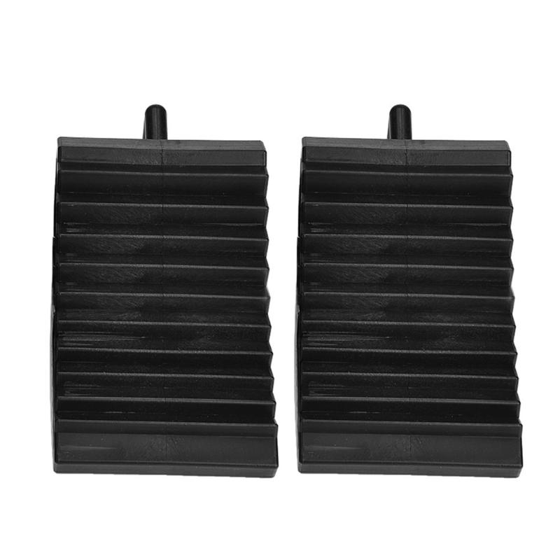 Solid Heavy Duty Plastic Wheel Chocks 2 Packs,Wheel Stoppers for Car, Travel Trailers, RVs and Truck, 8" by 4" by 4"