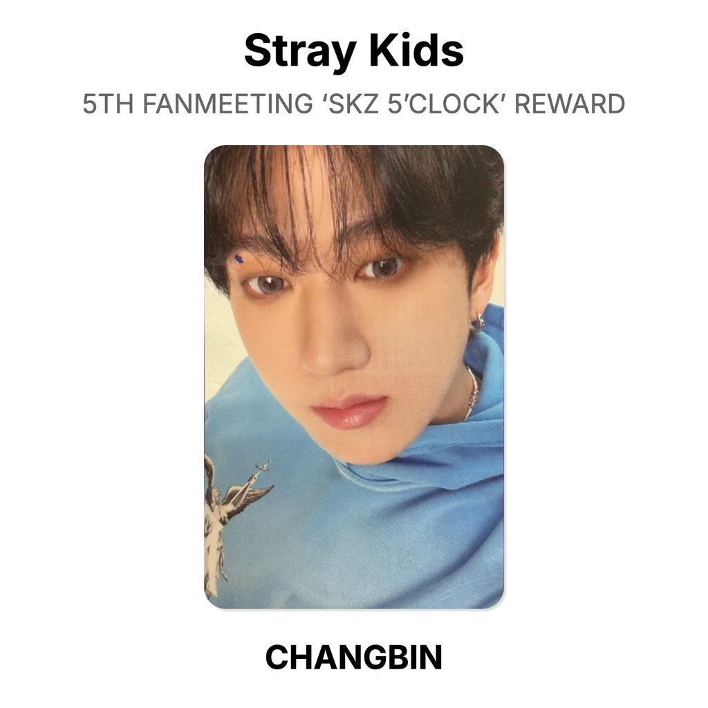Stray Kids 5TH FANMEETING ‘SKZ 5’CLOCK’ REWARD Official Photocard