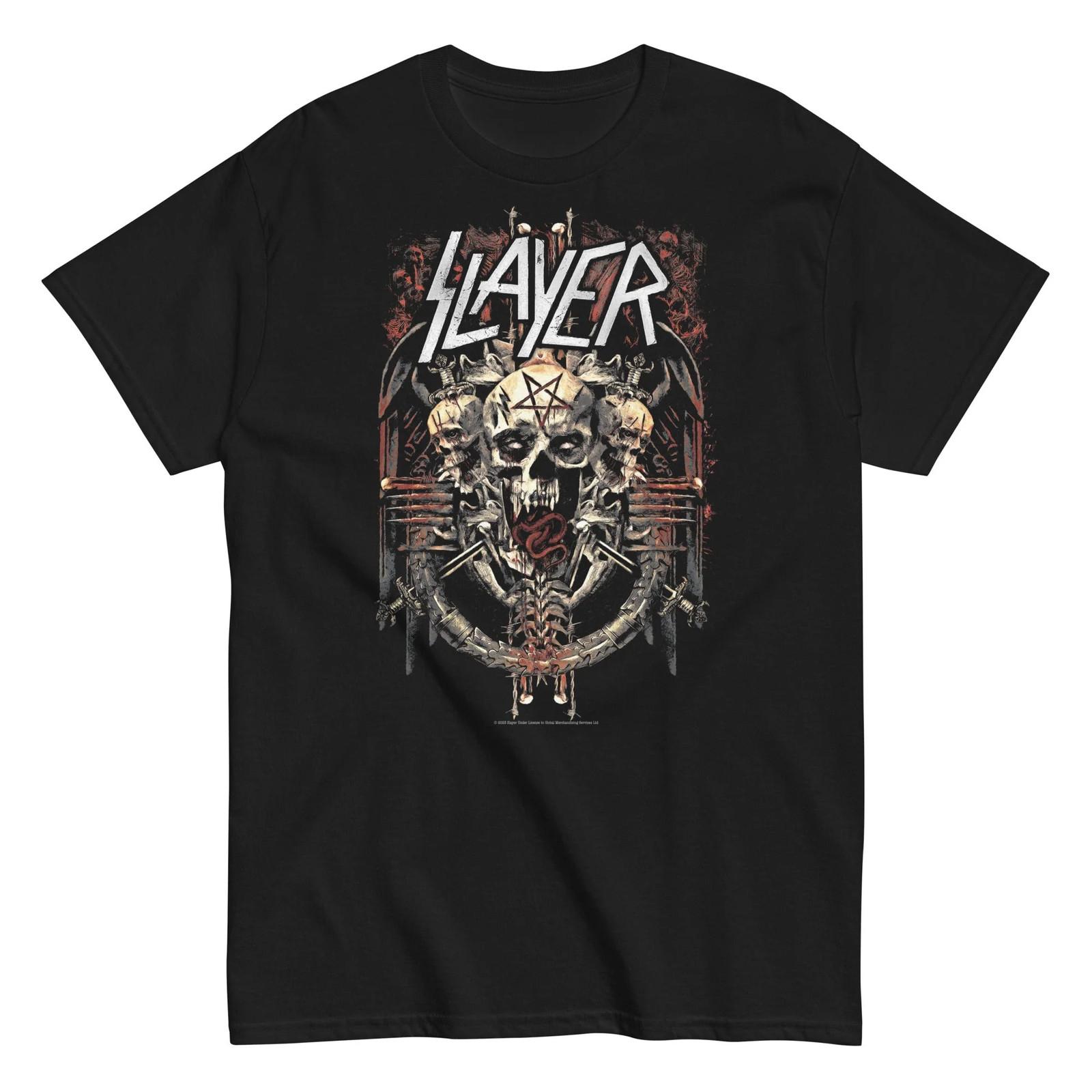 Slayer - Triple Skull T Shirt XXXXL