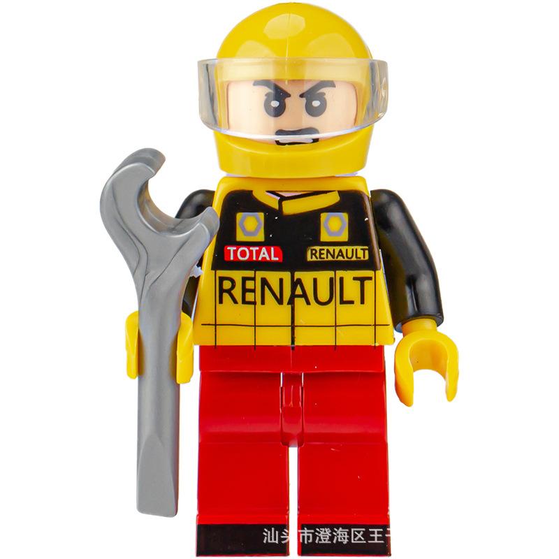 Ninja Warrior Superhero Doll With Weapon Single Building Block Assembly Toy