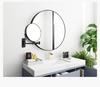 Wall-Mounted 360° Rotating Folding Makeup Mirror