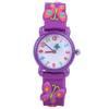 Waterproof Kid Cartoon Watch Cute Exquisite Pattern Children Wrist Watch GiftPurple