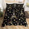 French Duvet Set Eiffel Tower Printed Bedding Sweet French Street Scene Pattern