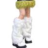 Faux Fur Foot Warmers Kawaii Girls Socks Fashion Plush Legging Sexy Women's Pile Up Socks Snow Boots Covers Thickened Leg Warmer