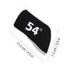6Pcs Golf Club Iron Head Elastic Protective Cover Case Set Accessory(Black)