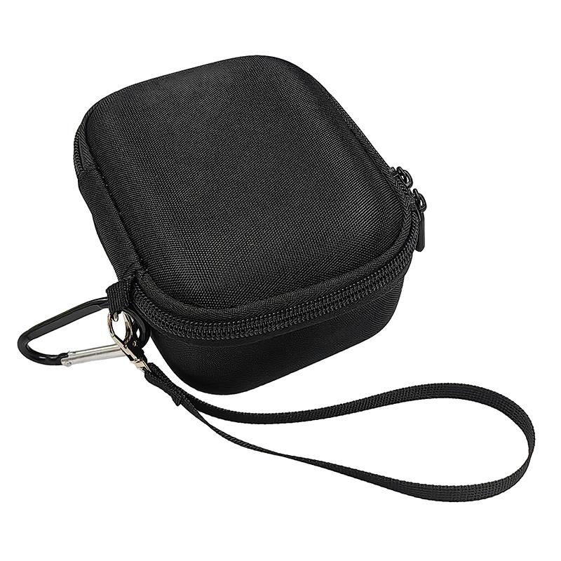 Hard Travel Case Shockproof Portable Storage Bag with Hand Rope & Carabiner Speaker Carrying Bag for JBL Go 4 Portable Speaker