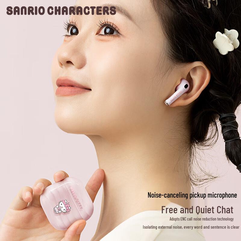 Sanrio Character Half-In-Ear Wireless Bluetooth Earbuds