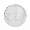 Slanted Opening Glass Bowl Compact Size Micro Landscape Container Versatile Mouth