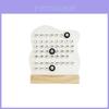 Wooden Calendar Diy Desk Decor With Handmade Rings For Home Office And Giftgiving