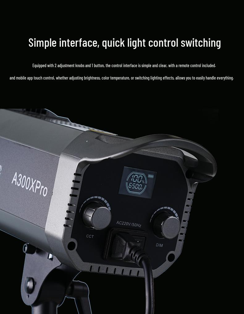 Yingbang A Series 300W Dual Color Live Broadcast & Photography Light