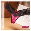 4 Gift Boxes of Sexy Lace Panties for Women's Ultra-thin, Seamless Low-waist Sexual Confusion Mesh Transparent Women's Thong T-pants