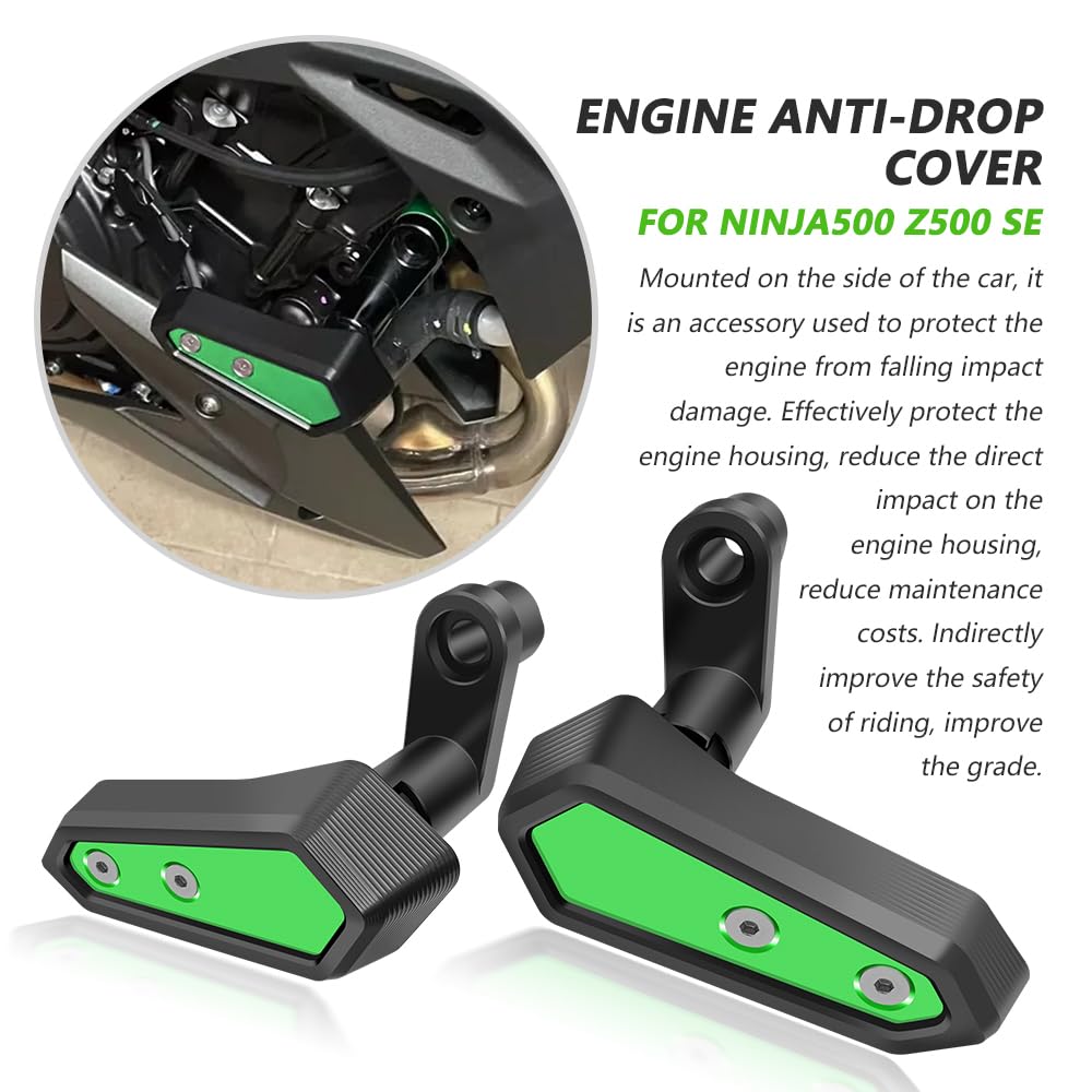 For Ninja 500 Z500 SE NINJA500 Z500 SE 2023-2025 2024 Motorcycle Frame Slider Crash