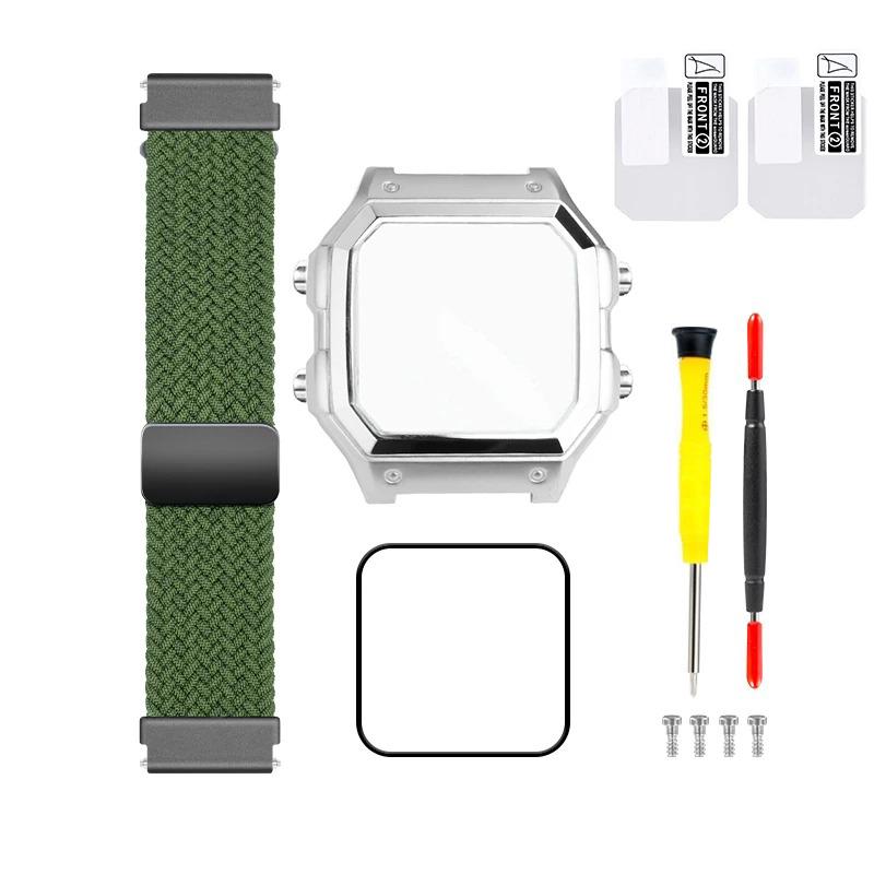 Pro Casio 3299 AE-1200 AE-1200WH AE1300 Modifikované pouzdro hodinek z nerezové oceli 304 AE1200 Celokovové pouzdro Ocelový řemínek