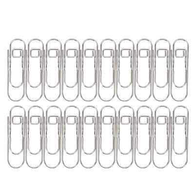20 PIÈCES Clips de Stylo en Métal Électroplaqués Antirouille Multifonctionnels Clips Porte-Stylo Trombone