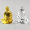 Seated Buddha Statue Ornament Decorative for Temple, Desks