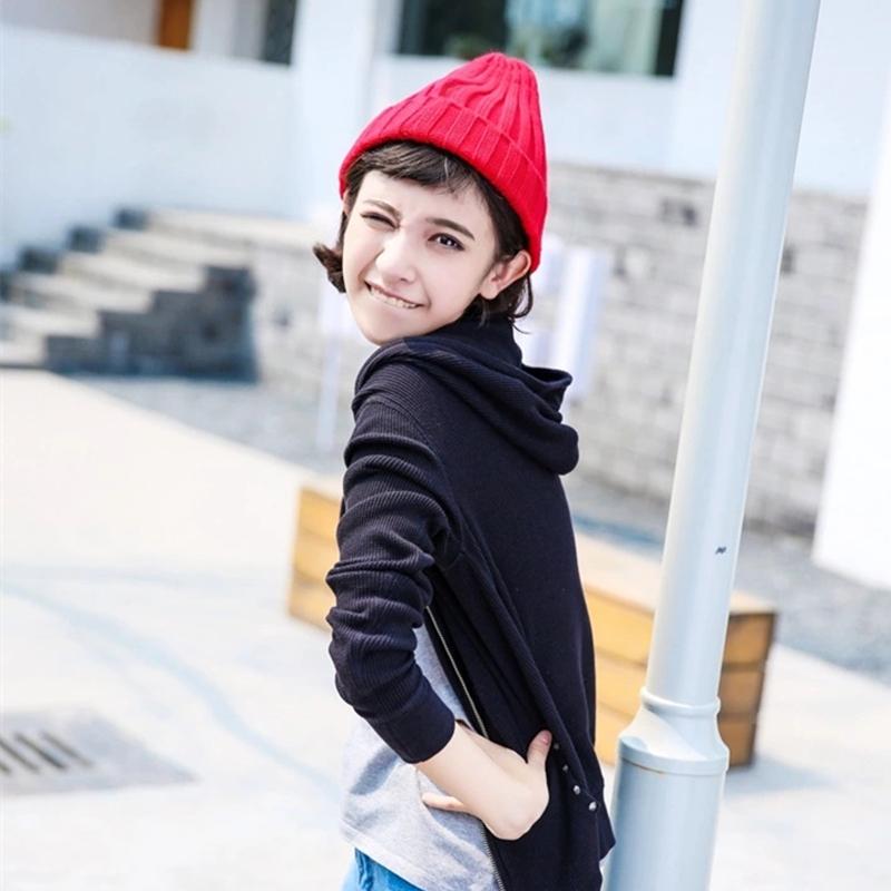 Classic Daily Women's Winter Hat Solid Warm Soft Hip Hop Autumn Knitted Hats Canady Colors Streetwear Beanies Cap