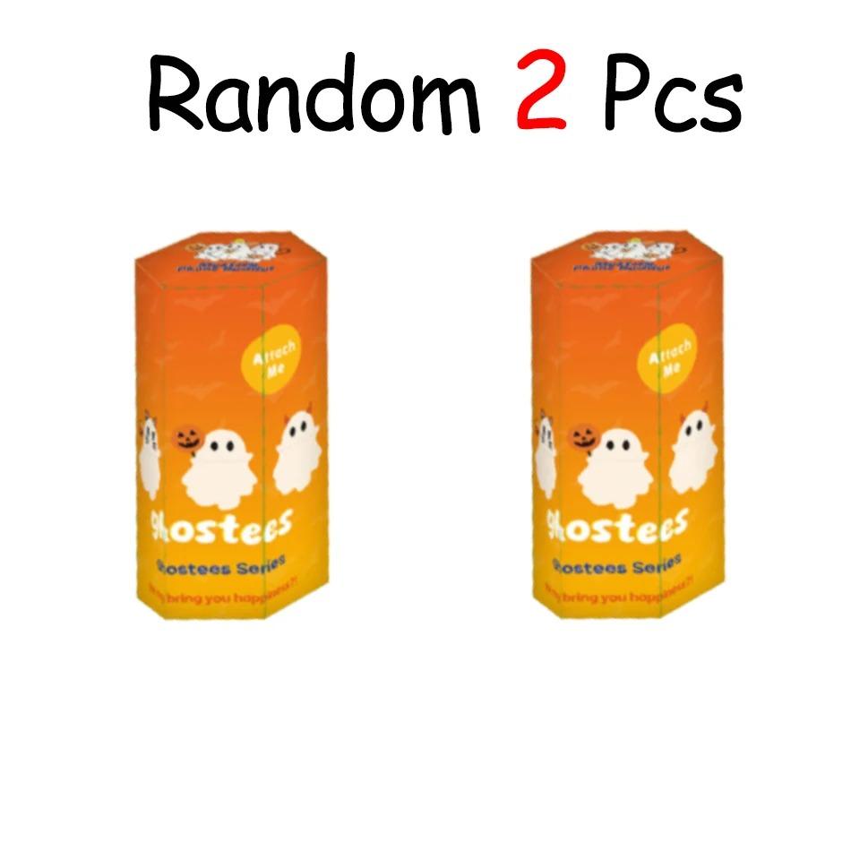 Ghostees Mystery Phone Buddy Cute Halloween Phones Decor Blind Box Collect Hippers Action Figure Mystery Toys Kid Surprise Gifts