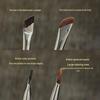 GECOMO Angled Sickle Eyeliner and Eyebrow Brush for Lower Eyelid Crease