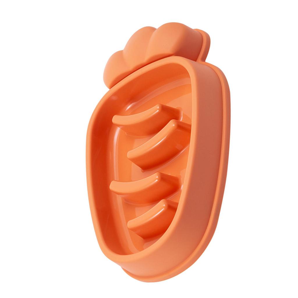 Cat Slow Feeder Prevent Choking 5 Slots Smoothing Anti Slip Durable PP Multifunction Cat Food Bowl