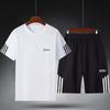Schnell trocknendes Sportshorts- und locker sitzendes T-Shirt-Set für Herren für Fitness, Sommersport, Basketball und Laufen.