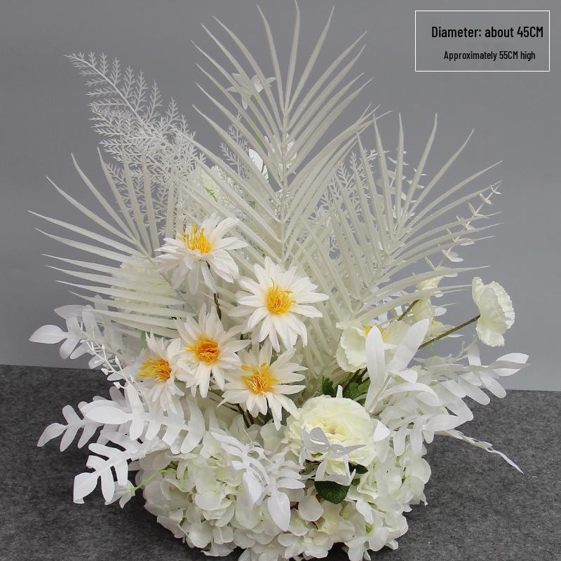 Artificial Wedding Aisle Flowers: Hotel Table Arrangements & Decorative Flower Balls for Stage and Welcome Area