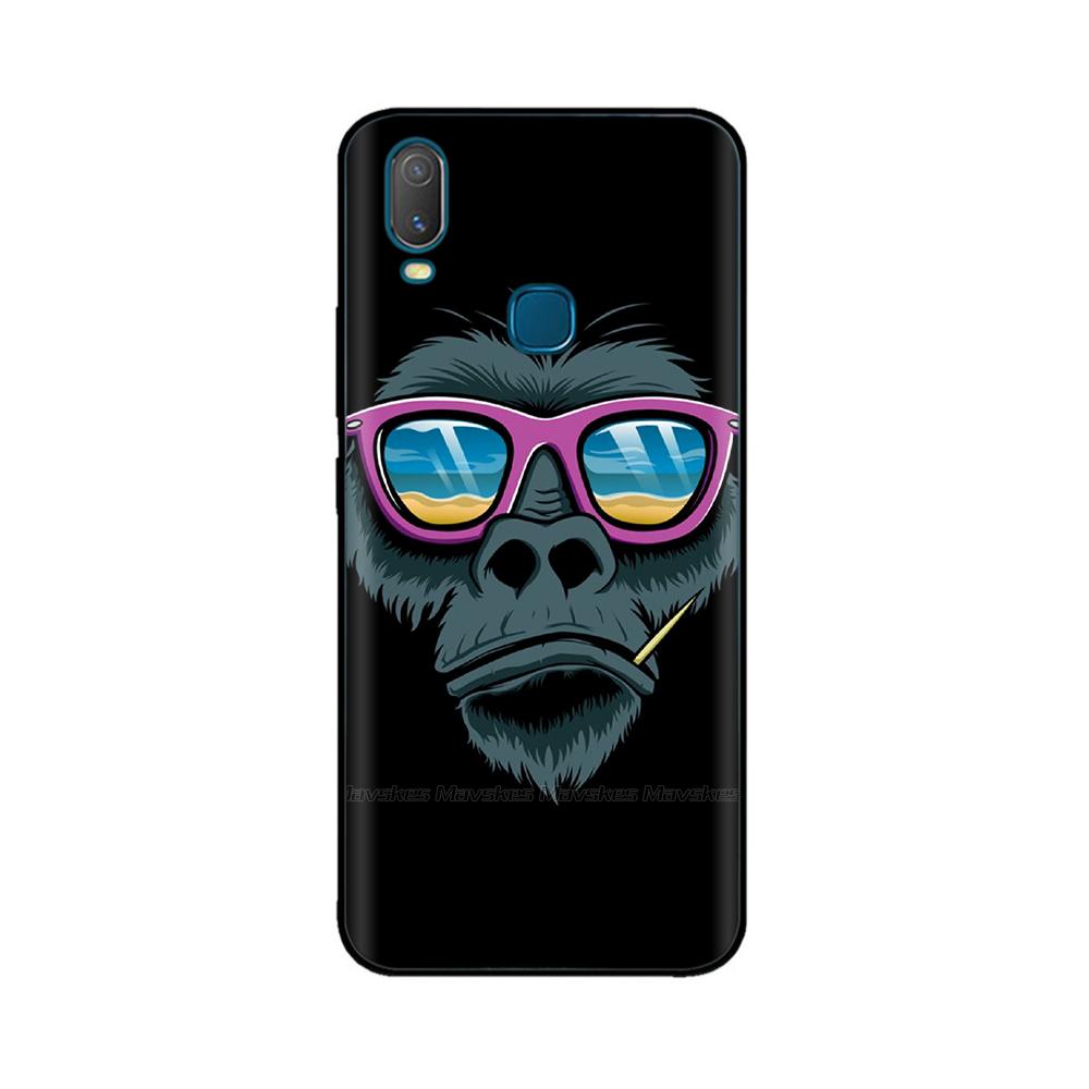 Für Vivo Y11 2019 Hülle Silikon Niedliche Cartoon-Druck Weiche TPU-Hülle für Vivo 1906 Fundas Coque für VivoY11 Y 11 2019 6,35'' Hülle
