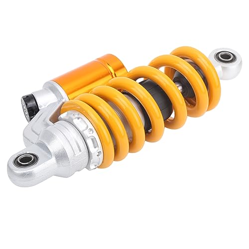 KIMISS 240mm Universal Shock Absorber Suspension Damper for Front/Rear with Air Tank for Off-Road ATV Motorcycles, Shockproof Spring Suspension