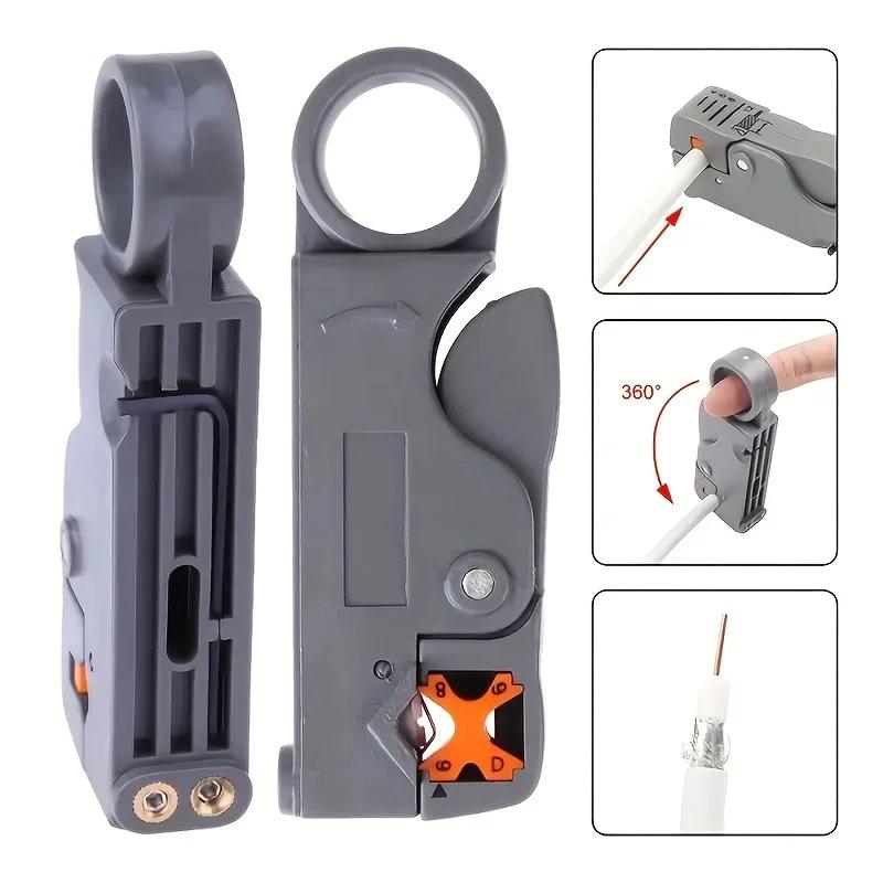 Multifunction Coaxial Automatic Stripping Pliers Wire Cable Tool Wire Stripper Urijk Stripping Crimping Tool