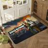 Disco Game Elysium Floor Mat Soft Thickened Absorbent Non-Slip Bedroom Living Room Door Mat Home Decor Flannel Rugs