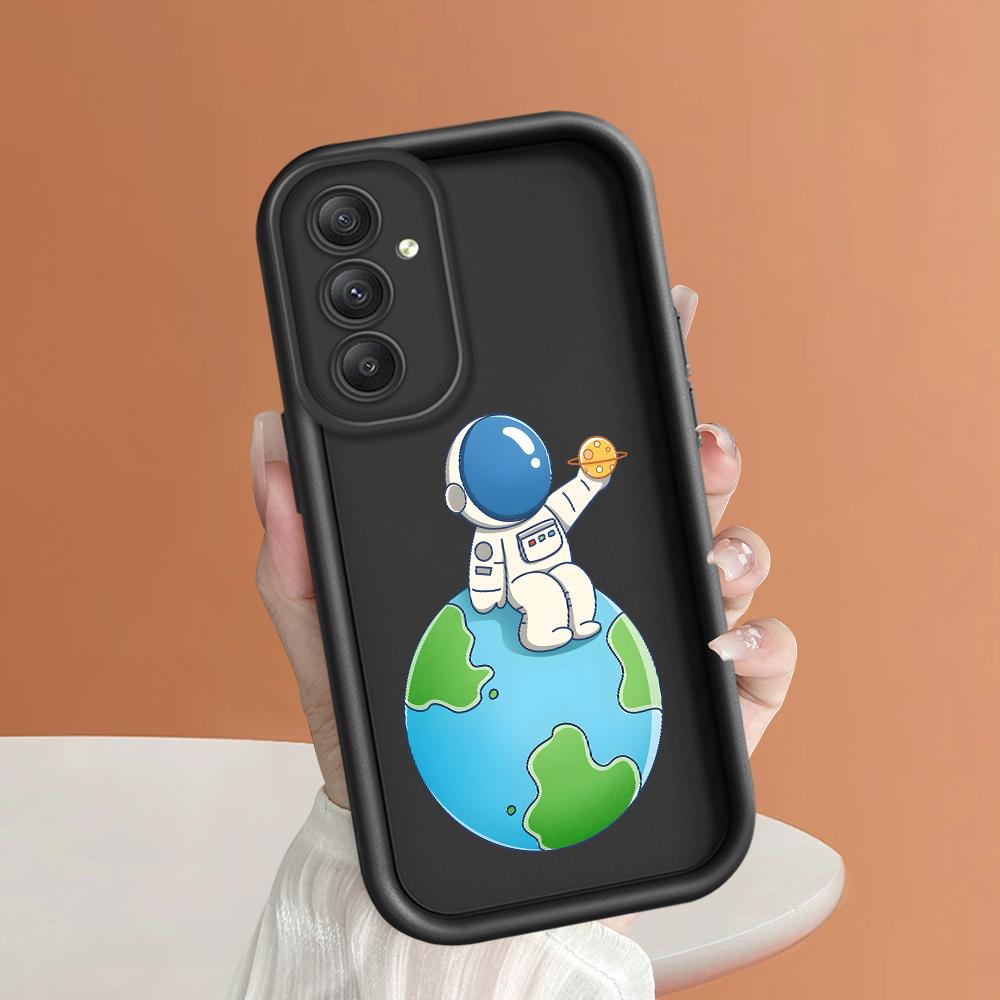 

Мягкий силиконовый квадратный чехол с рисунком лестницы для телефона, полное покрытие, противоударный защитный резиновый чехол для камеры для Samsung Samsung A10 чёрный